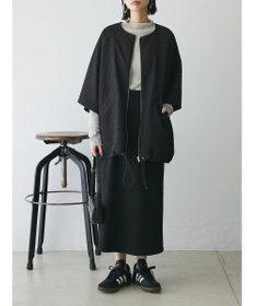 Green Parks AnriettMusee ラメ切替スリーブリブシアーニット