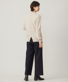 J.PRESS LADIES S 【洗える】CASHMERE BLEND スタンドカラー ニット