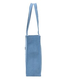 Maison de FLEUR デニムブランドロゴ刺繍トートバッグ