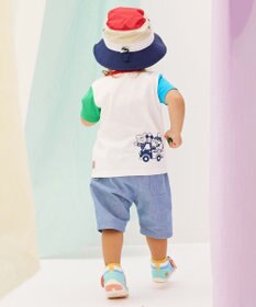 MIKI HOUSE HOT BISCUITS 【48-54cm】 日よけ付き サファリハット