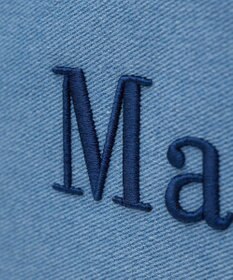 Maison de FLEUR デニムブランドロゴ刺繍トートバッグ