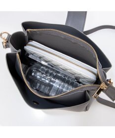 UNBILLION カシュカシュ cachecache / 横型3つ口ショルダーバッグ