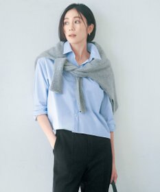 UNFILO 【抗菌防臭】イージーケア クロップド シャツ