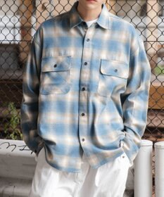 WEGO 【ユニセックス着用ITEM/SMLサイズ展開】チェックネルシャツ