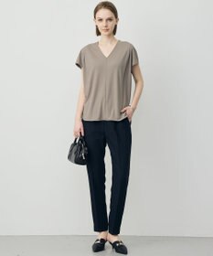 ICB L スパンプラチナム Vネックカットソー