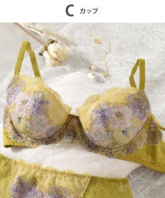 Wing Wing Lesiage　【2760シリーズ】　ブラジャー　ふっくらまる胸　カップ肌側綿混素材　ウイング／ワコール　PB2760