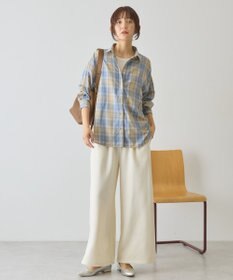 AMERICAN HOLIC 【イージーケア】　チェックバックタックシャツ