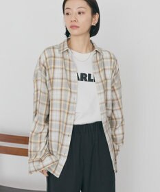 AMERICAN HOLIC 【イージーケア】　チェックバックタックシャツ