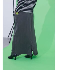 AMERICAN HOLIC ピグメント加工タイトカットスカート