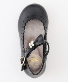 ANY KIDS スムース ヒール パンプス