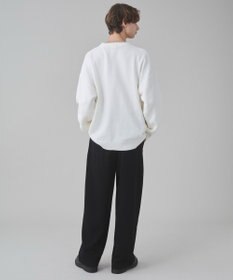 WEGO 【ユニセックス着用ITEM/SMLサイズ展開】アクセ付きワンポイントニットプルオーバー