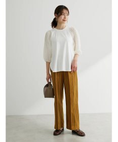 Green Parks ・ＳＵＧＡＲ　ＳＰＯＯＮ　シャーリング袖プルオーバー