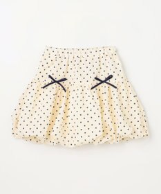 ANY KIDS 【洗濯機可能】バルーン ドットスカート