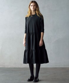 23区 L 【R(アール)】フォルムニット ティアード ワンピース