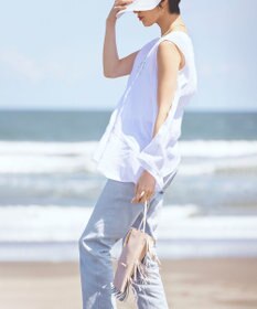 UNFILO L ハイストレッチ カラーパンツ