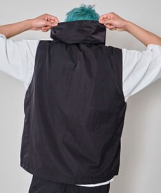 WEGO 【ユニセックス着用ITEM】フードナイロンベスト