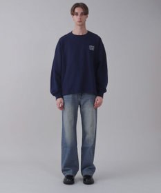 WEGO 【ユニセックス着用ITEM/ウエスト調整可】ストレートデニムパンツ