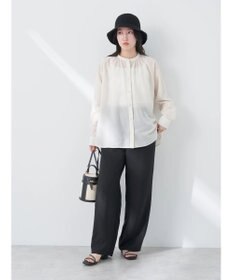 earth music&ecology ギャザーパンツ