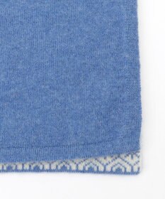 MOONBAT 【カシミヤ100%】両面使える ニットジャガードマフラー