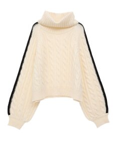 Green Parks ・ｓｗｉｎｇ　ｂｙ　ラインケーブルタートルニット