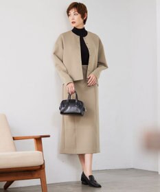 ICB 【洗える】 ウールアセテートハイゲージ ハイネックプルオーバー