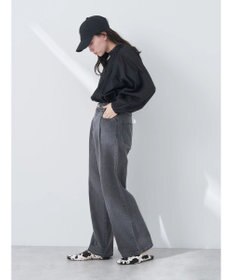 earth music&ecology タックルーズデニムパンツ