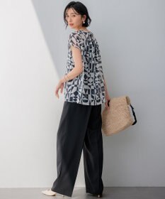 23区 【洗える】Ratti ウォールプリント ブラウス