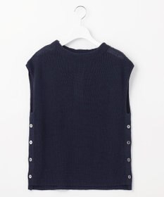 J.PRESS LADIES 【洗える】LINEN COTTON ニット ベスト