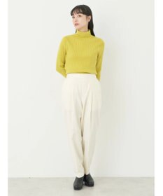 earth music&ecology やわらかタッチリブタートルネックプルオーバー