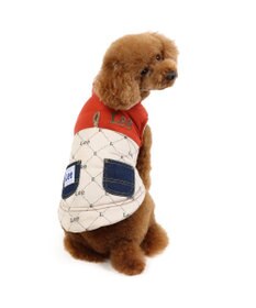 PET PARADISE LEE 綿入ベスト モノグラム 《オレンジ》 小型犬