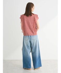 Green Parks ・Ｐｅｔｉｔ　Ｆｌｅｕｒ　フレンチレーシ－ブラウス