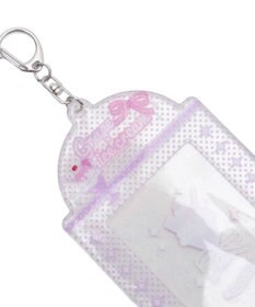 WEGO ラメクリアスイーツカードホルダーキーホルダー