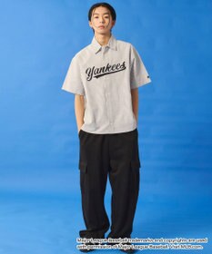 WEGO 【ユニセックス着用ITEM】別注MLBストライプグラフィックシャツ（SS）