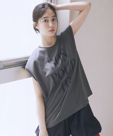 earth music&ecology 【綿100％】フレンチスリーブプリントＴシャツ
