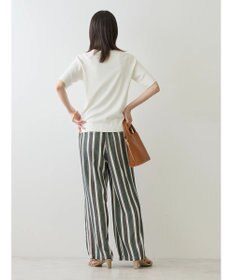 AMERICAN HOLIC ５分袖リブニットプルオーバー