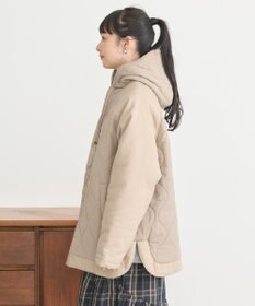 earth music&ecology ラグラン切替キルティングブルゾン