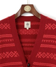 J.PRESS MEN 【Cash Lamb’s Wool】フェアアイルカーディガンニット