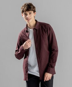 JOSEPH HOMME アロージャガードストレッチ　レギュラーカラーシャツ