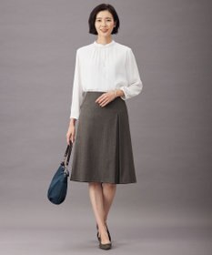 J.PRESS LADIES S 【セットアップ対応】ウールストレッチツイード スカート