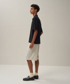 ATON FRESCA KNIT | ハーフスリーブポロセーター - UNISEX