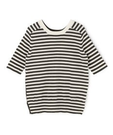 BEIGE， JULIE / コットンシルク 2WAY半袖ニット