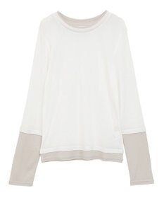 earth music&ecology レイヤードシアープルオーバー