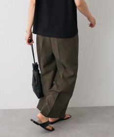 CRAFT STANDARD BOUTIQUE リネンライク3タックパンツ