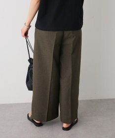 CRAFT STANDARD BOUTIQUE リネンライク3タックパンツ