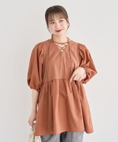 Green Parks ・ＥＬＥＮＣＡＲＥ　ＤＵＥ　２ｗａｙボリュームチュニック