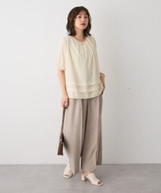 CRAFT STANDARD BOUTIQUE リネンライク3タックパンツ