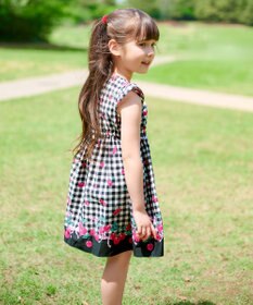 ANY KIDS 総柄 サマーワンピース