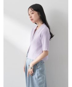 earth music&ecology 衿付きダブルＺＩＰカーディガン