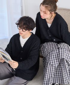 WEGO ツイストブークレカーディガン