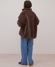 AMERICAN HOLIC スタンドカラーミニファーブルゾン